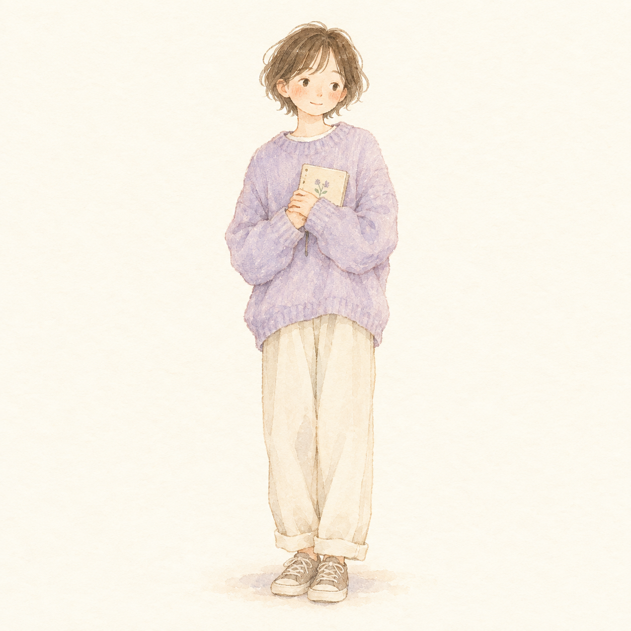 自分のペースで話す人のオリジナルキャラクター